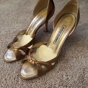 Manolo Blahnik Open Toed Heels